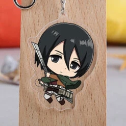 Porte-clés Attaque Des Titans</br> Personnage Mikasa