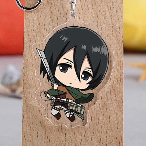 Porte-clés Attaque Des Titans</br> Personnage Mikasa