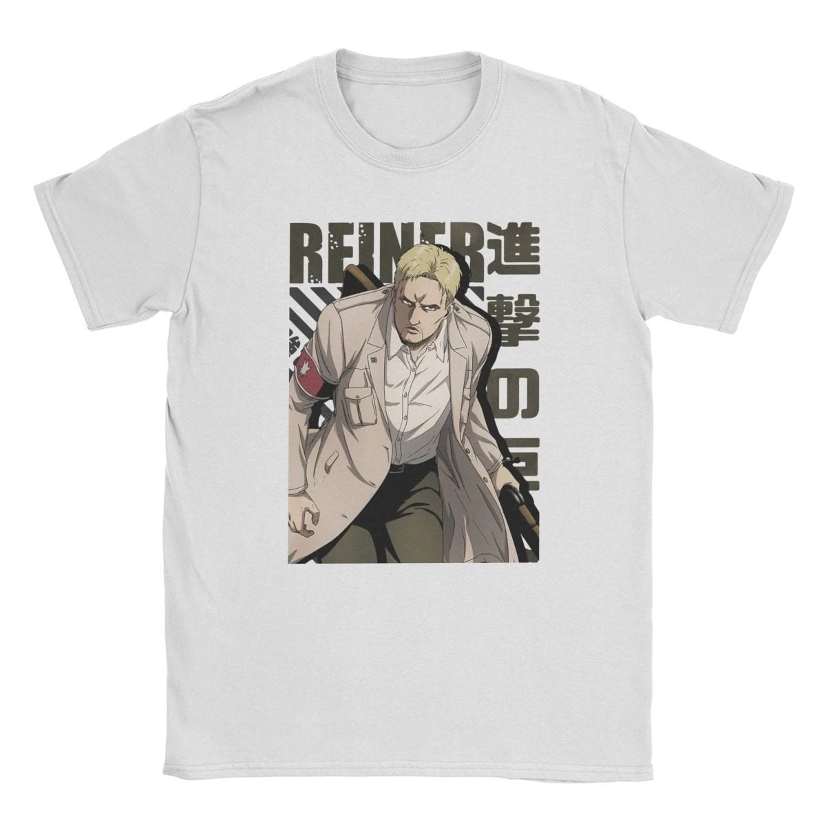 T-shirt Attaque Des Titans</br>Reiner Braun
