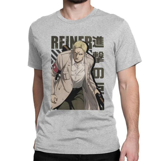 T-shirt Attaque Des Titans</br>Reiner Braun – Image 18