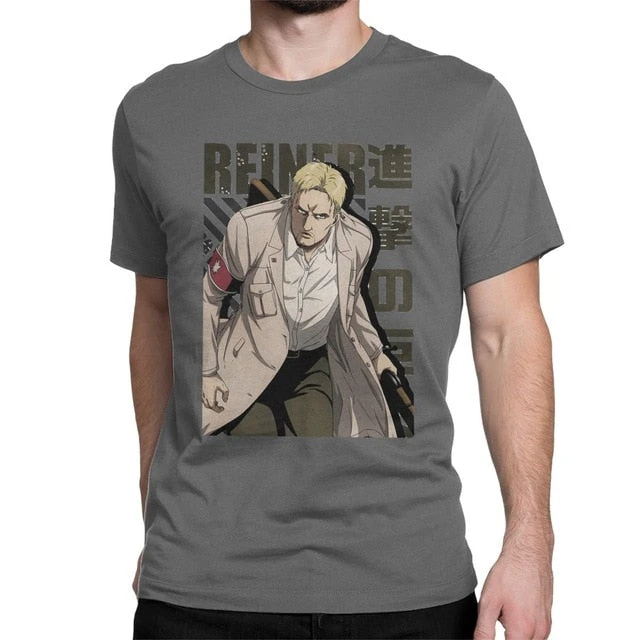 T-shirt Attaque Des Titans</br>Reiner Braun – Image 5