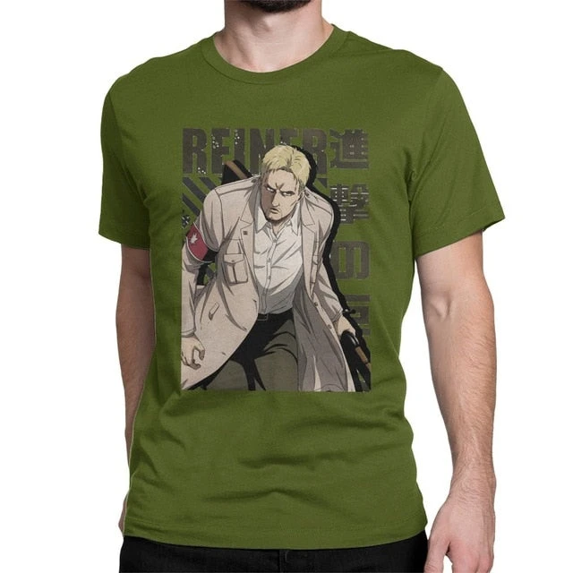 T-shirt Attaque Des Titans</br>Reiner Braun – Image 11