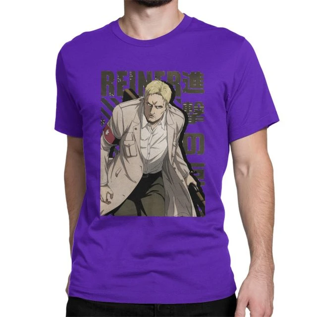 T-shirt Attaque Des Titans</br>Reiner Braun – Image 10