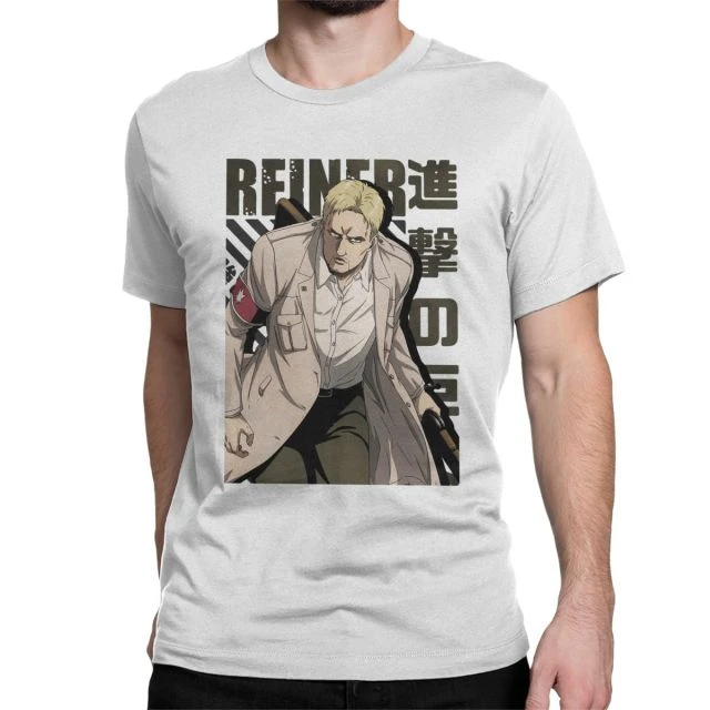 T-shirt Attaque Des Titans</br>Reiner Braun – Image 7
