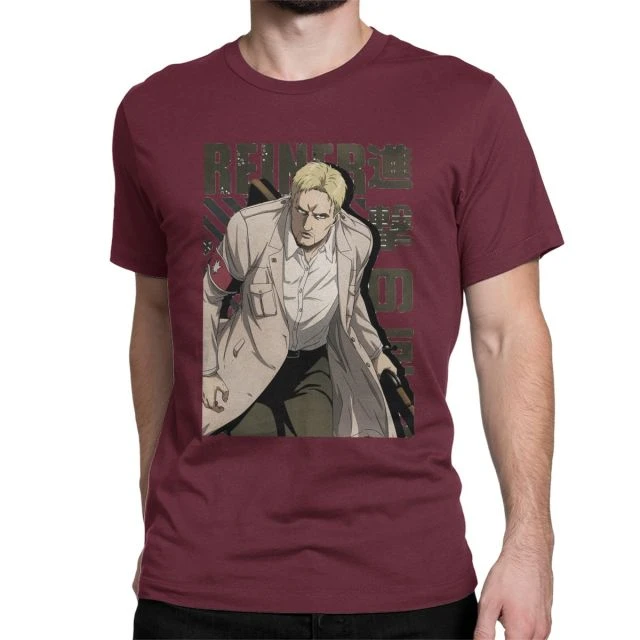 T-shirt Attaque Des Titans</br>Reiner Braun – Image 17