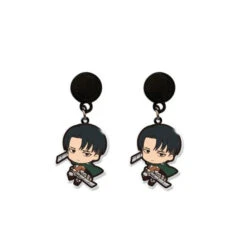 Boucles D'oreilles Attaque Des Titans</br> Livai Cute