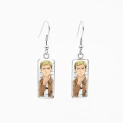 Boucles D'oreilles Attaque Des Titans </br> Personnage Erwin Smith