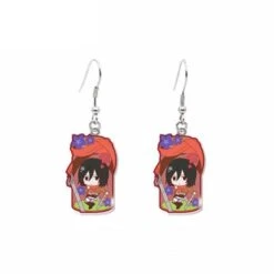 Boucles D'oreilles Attaque Des Titans </br> Mikasa Kawaii