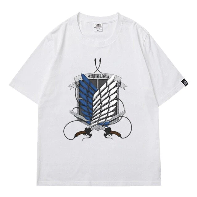 T-shirt Attaque Des Titans</br> Blason Bataillon D'Exploration