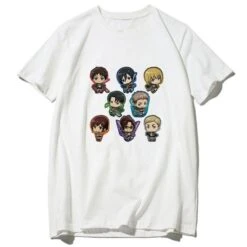T-Shirt Attaque Des Titans</br> Personnages SNK Cute