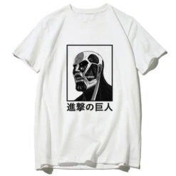 T-Shirt Attaque Des Titans</br> Profil Titan Colossal