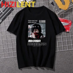 T-shirt Attaque Des Titans</br> Mikasa Ackerman Pensive