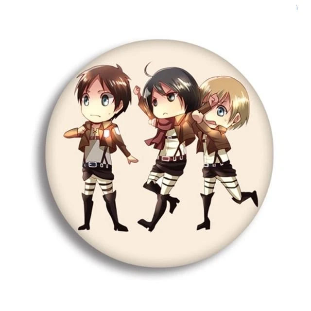 Pin's Attaque Des Titans</br> Eren, Mikasa & Armin