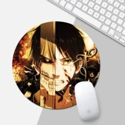 Tapis De Souris Attaque Des Titans</br> Visage Eren Jäger
