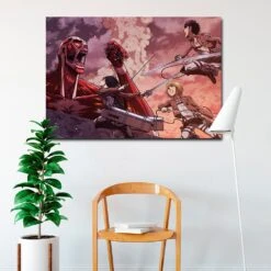 Tableau Attaque Des Titans</br> Combat Contre Le Titan Colossal