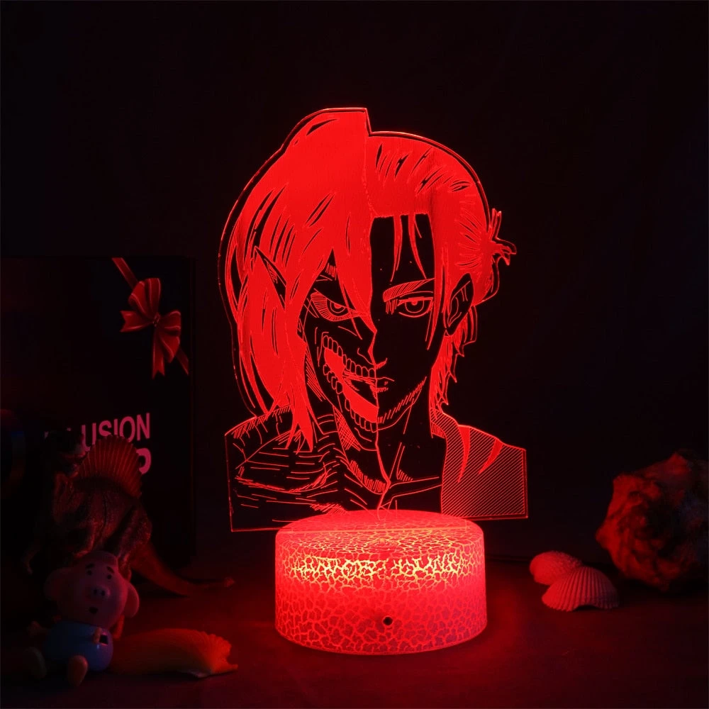 Lampe Attaque Des Titans</br> Eren Moitiée Titan – Image 3