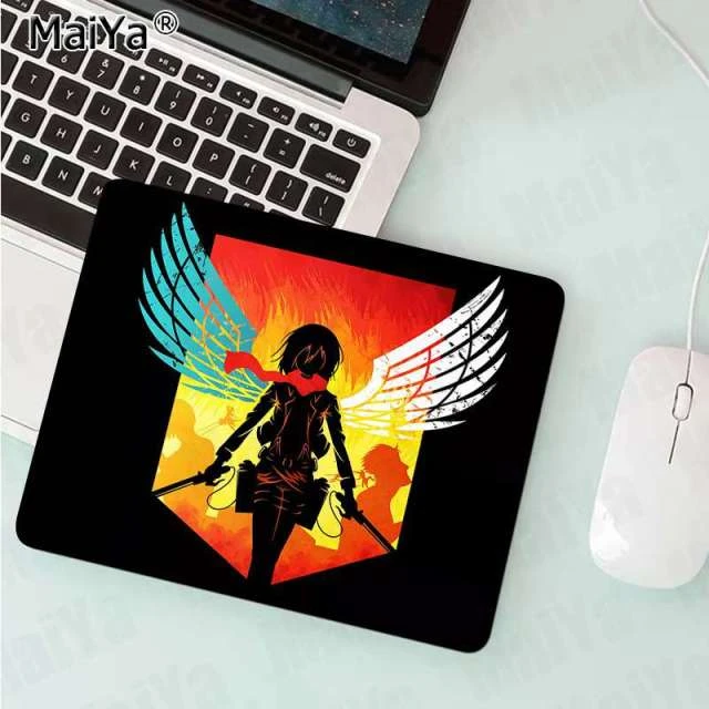 Tapis De Souris Attaque Des Titans</br> Illustration Mikasa