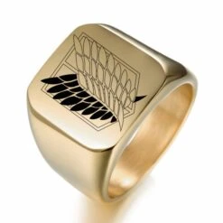 Bague Attaque Des Titans</br> Bataillon D'Exploration Carré