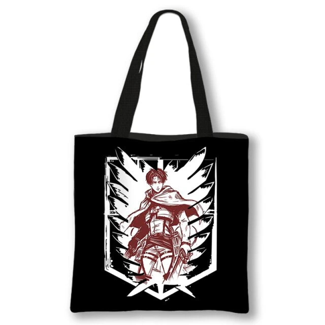 Tote Bag Attaque Des Titans</br> Bataillon Et Personnage