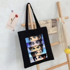 Tote Bag Attaque Des Titans</br> Les Regards D'Eren