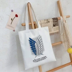 Tote Bag Attaque Des Titans</br> Ecusson Bataillon D'Exploration