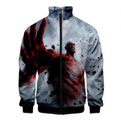 Veste Col Montant Attaque Des Titans</br> Main Du Titan Colossal