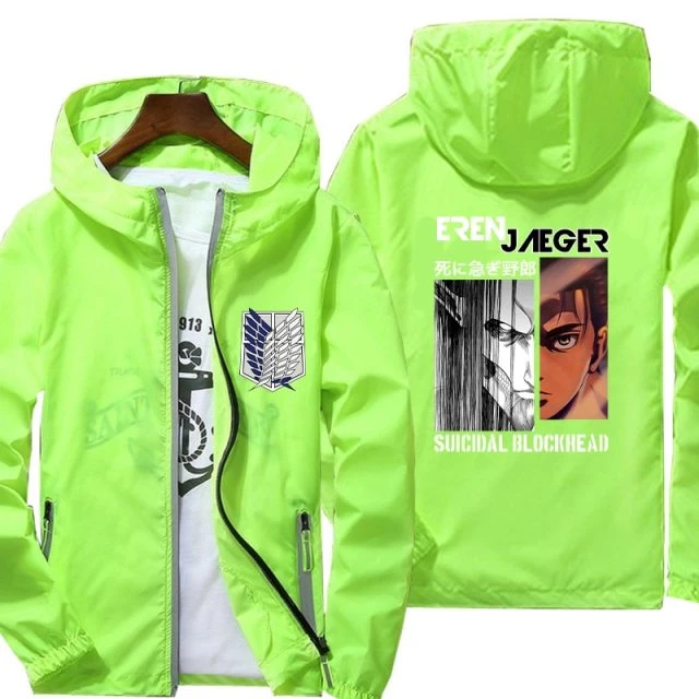 Veste Coupe-vent Attaque Des Titans</br> Eren Jaeger – Image 8
