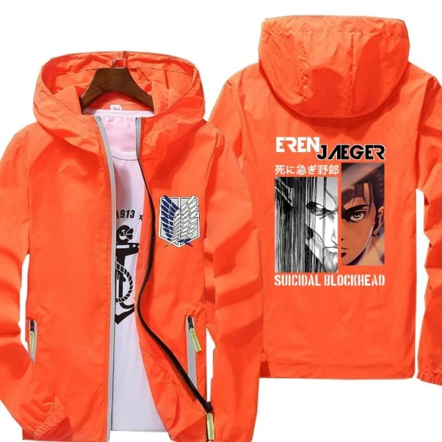 Veste Coupe-vent Attaque Des Titans</br> Eren Jaeger – Image 7