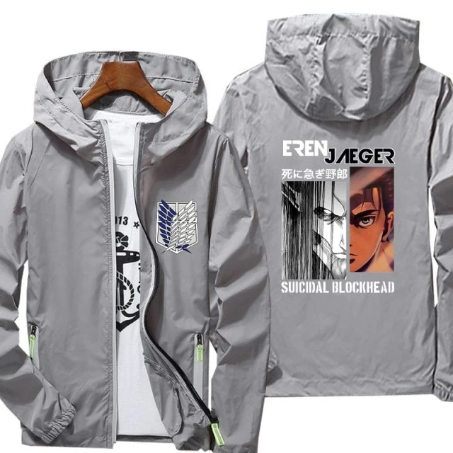 Veste Coupe-vent Attaque Des Titans</br> Eren Jaeger – Image 2