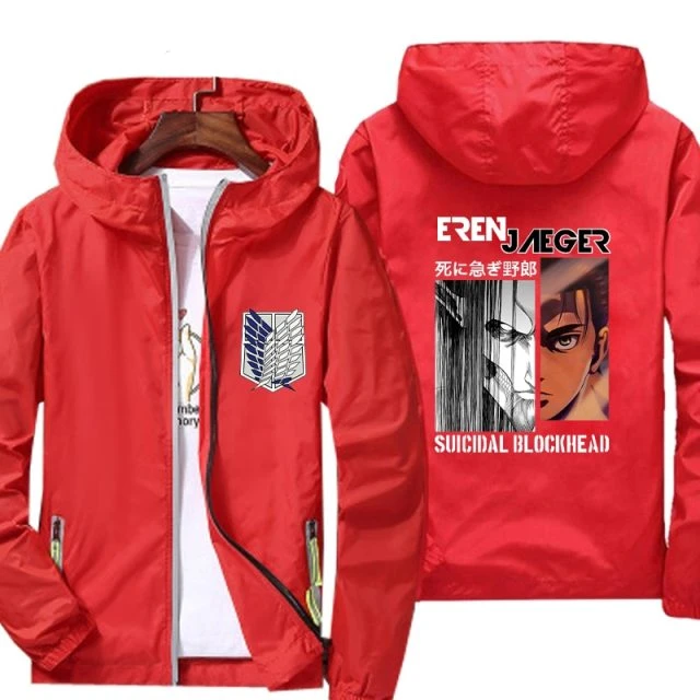 Veste Coupe-vent Attaque Des Titans</br> Eren Jaeger – Image 5