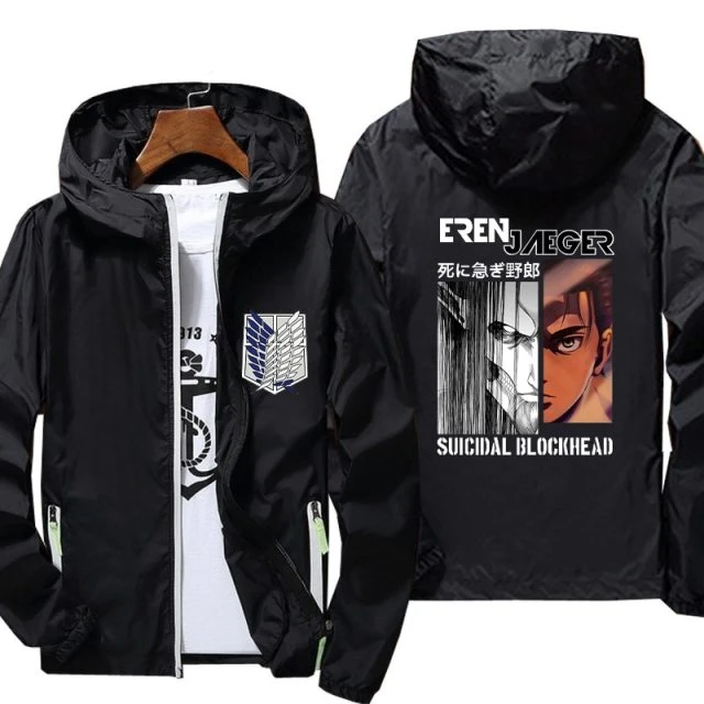 Veste Coupe-vent Attaque Des Titans</br> Eren Jaeger – Image 3