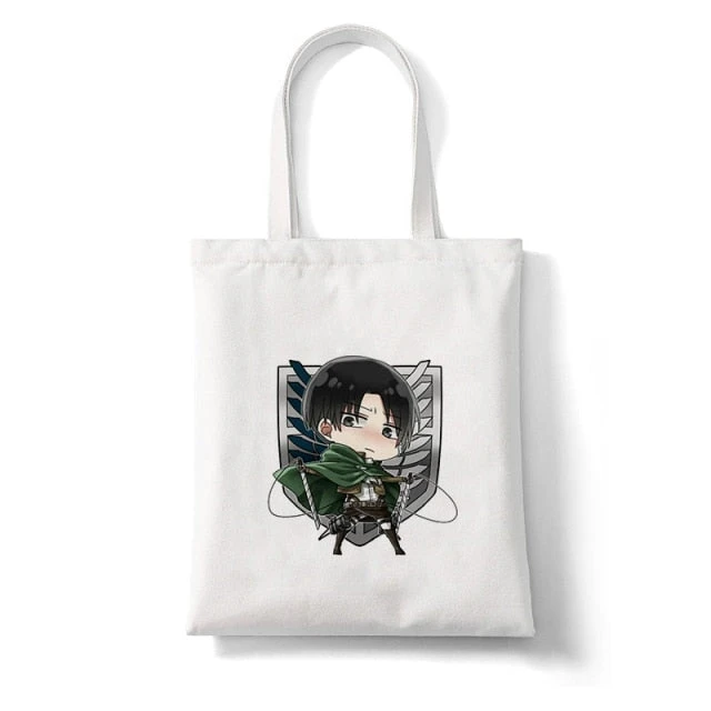 Tote Bag Attaque Des Titans</br> LivaĂŻ Chibi