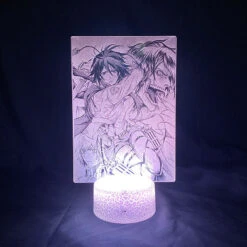 Lampe Attaque Des Titans</br> Mikasa Et Le Titan Assaillant