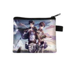Porte-monnaie Attaque Des Titans</br> Livai Et Eren