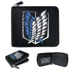 Portefeuille Attaque Des Titans</br> Ailes De La Liberté Bleues