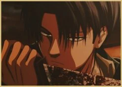 Poster Attaque Des Titans</br> Livai Et Son Sabre