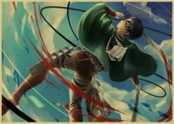 Poster Attaque Des Titans</br> Attaque Tournoyante De Livai