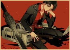 Poster Attaque Des Titans</br> Livai Et Son équipement