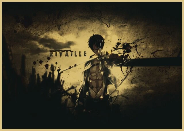 Poster Attaque Des Titans</br> Rivaille