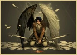 Poster Attaque Des Titans</br> Ailes De Livai