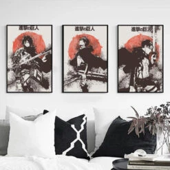 Tableau Attaque Des Titans </br>Graphisme Livai Ackerman