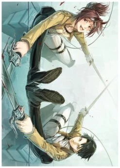 Poster Attaque Des Titans </br> Hansi Zoe Et Livaï Ackerman