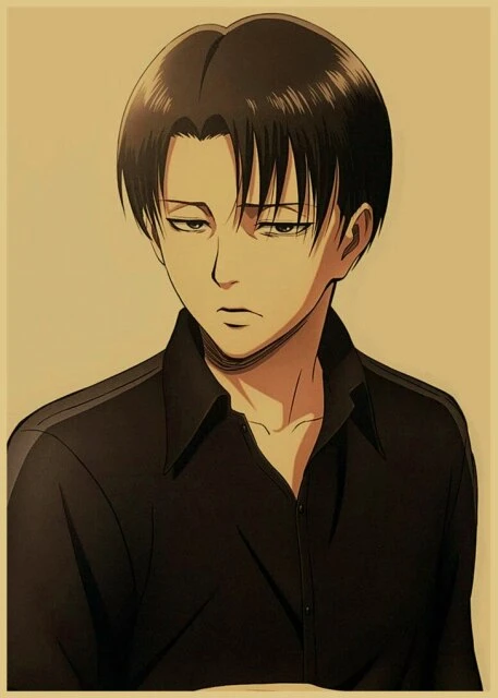 Poster Attaque Des Titans </br> Portrait De Livai Ackerman – Image 2