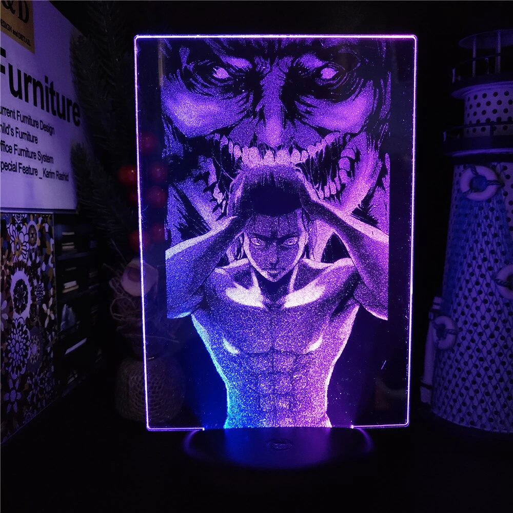 Lampe Attaque Des Titans </br> Eren Et Titan