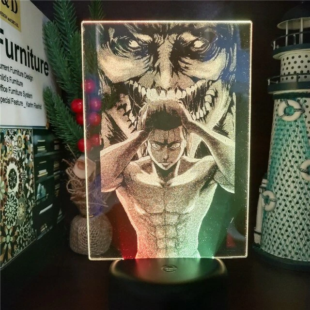 Lampe Attaque Des Titans </br> Eren Et Titan – Image 3