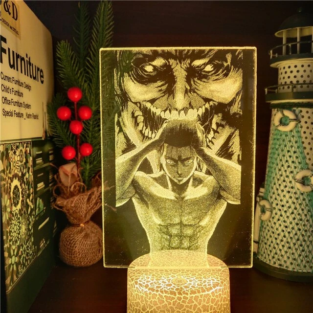 Lampe Attaque Des Titans </br> Eren Et Titan – Image 6